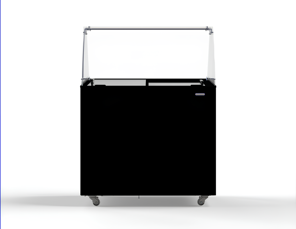 SCHEPIJSVITRINE CORSICA ZWART 6X5 LTR - aanvullende productfoto 1