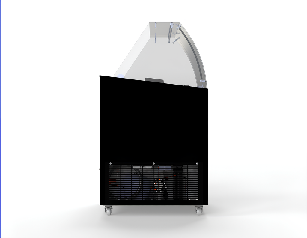 SCHEPIJSVITRINE CORSICA ZWART 6X5 LTR - aanvullende productfoto 2