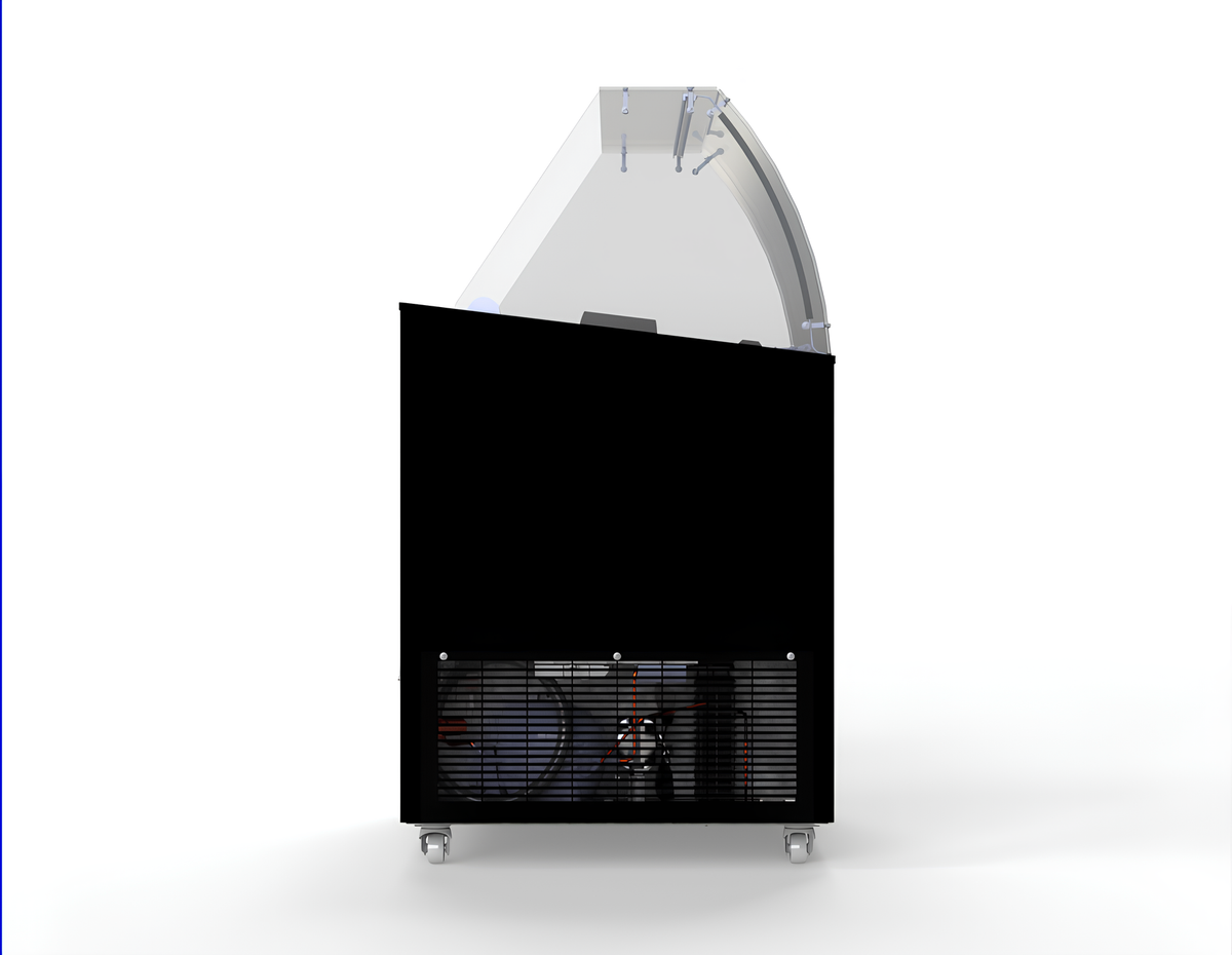 SCHEPIJSVITRINE CORSICA ZWART 6X5 LTR - aanvullende productfoto 2