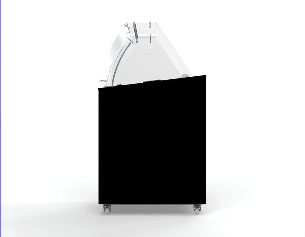 SCHEPIJSVITRINE CORSICA ZWART 6X5 LTR - aanvullende productfoto 4