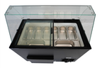 SCHEPIJSVITRINE JAVA ZWART 8x5 LTR - aanvullende productfoto 10