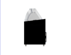 SCHEPIJSVITRINE TENERIFE ZWART 10X5 LTR - aanvullende productfoto 4