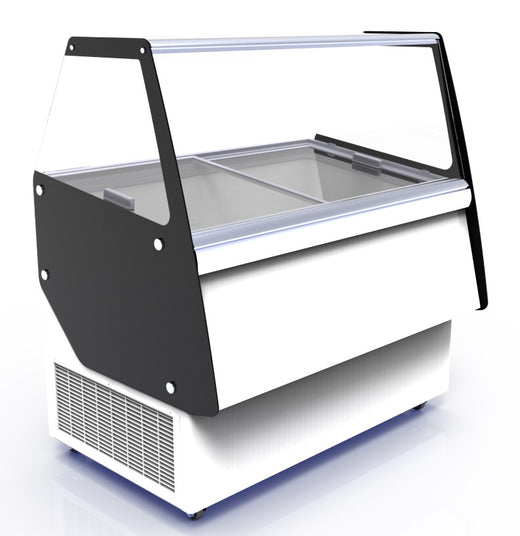 Schepijsvitrine ibiza 8X5 ltr - Combisteel 7472.0140
