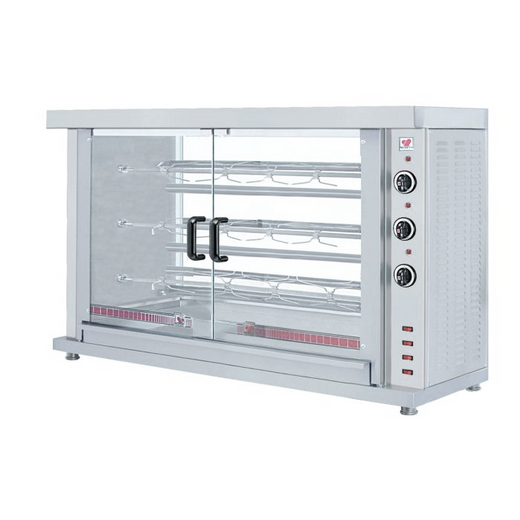 Kippengrill elektrisch 3 spitten - Combisteel 7472.0035