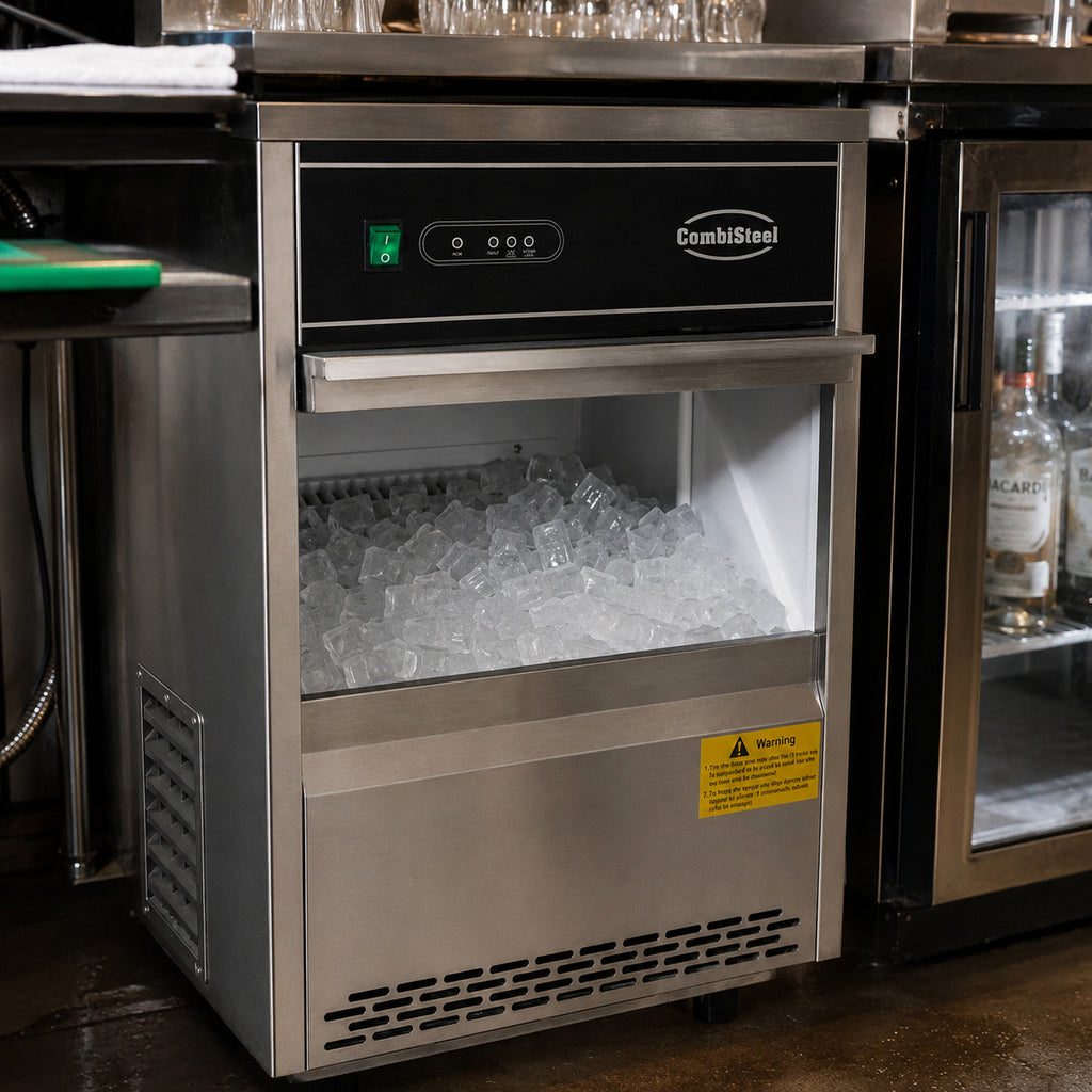 IJSBLOKJESMACHINE 26KG/24H VDB-26 - in gebruik