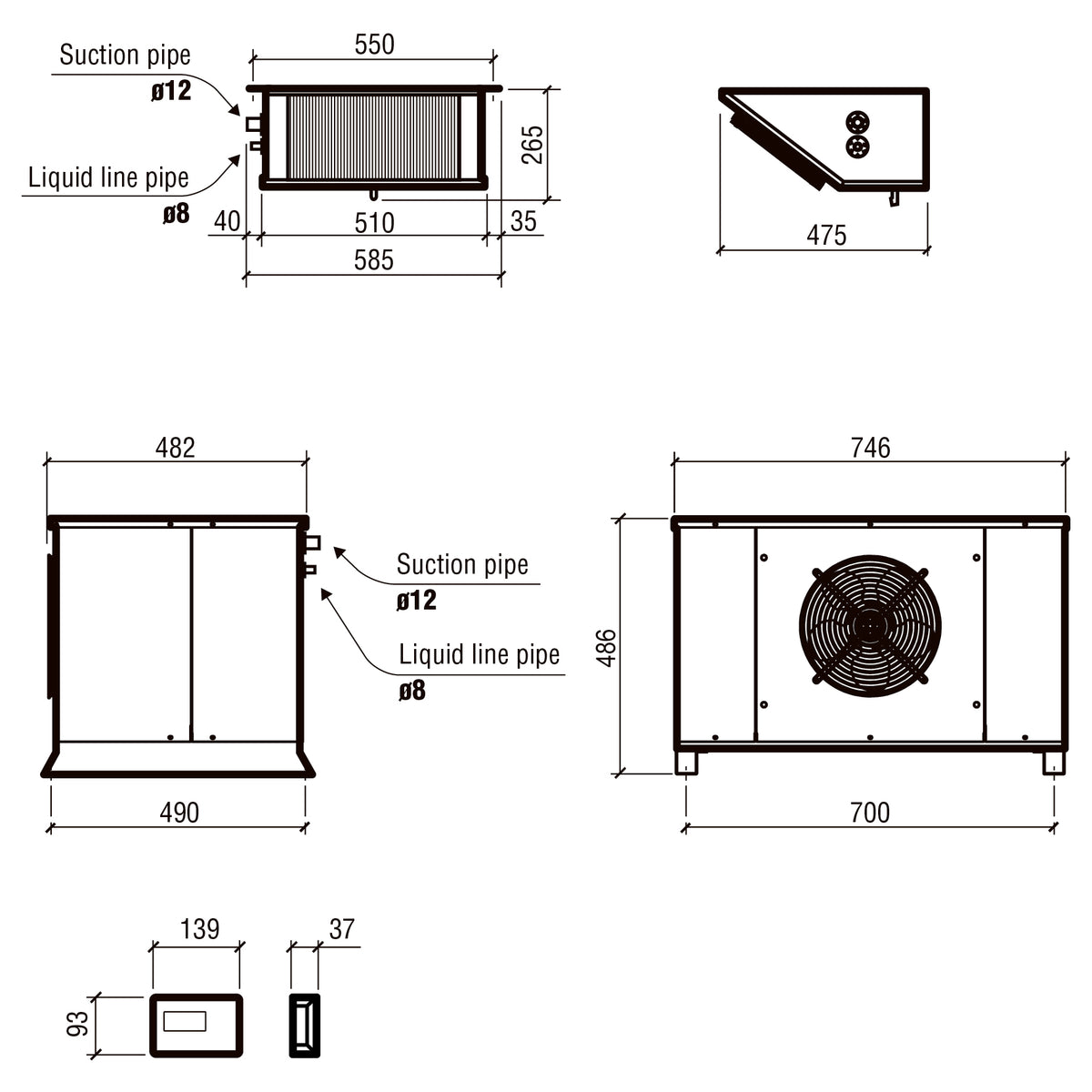 SPLIT UNIT KOEL 9.81-26.17 M3 - aanvullende productfoto 1