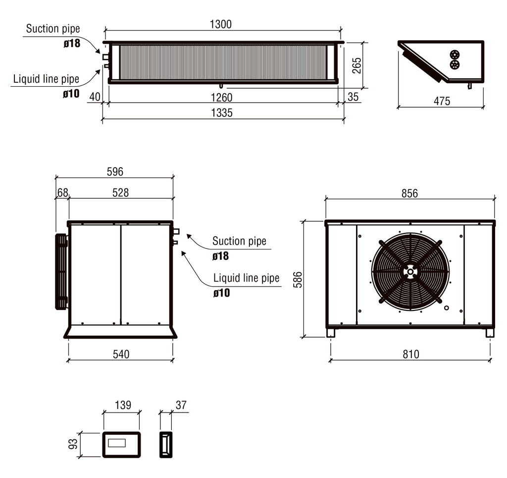 SPLIT UNIT KOEL 48.32-73.32 M3 - aanvullende productfoto 1