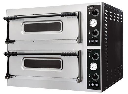 Pizzaoven dubbel 2 x 6 - Combisteel 7482.0025