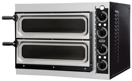 Pizzaoven dubbel raam 2 x 1 - Combisteel 7485.0125