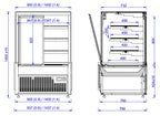 KOELVITRINE NERO 1.4 - aanvullende productfoto 1