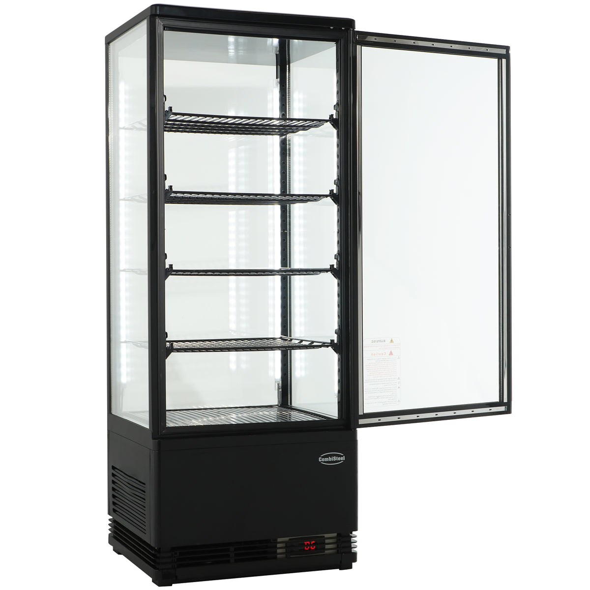 Refrigerated display case 98 l black - Combisteel 7487.0180