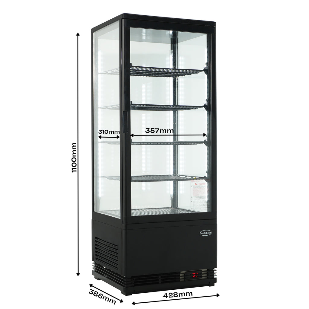 KOELVITRINE 98L ZWART - aanvullende productfoto 9