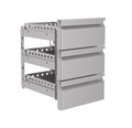 LADENBLOK 1/3 MONOBLOCK SOFT CLOSING
Combisteel geeft geen garantie op het inbouwen van een ladeblok - 7489.0523