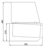 GEKOELDE OPZETVITRINE 10X 1/3 GN - aanvullende productfoto 1