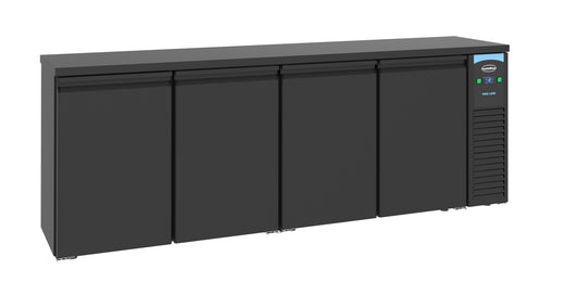 Barkoeler zwart 4 deuren - Combisteel 7489.5280