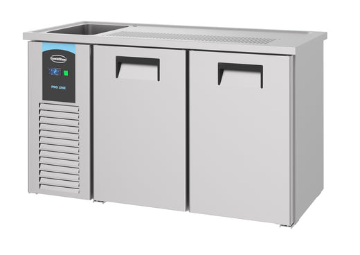 Bierkoeler 2 deuren 1 l - Combisteel 7489.5315