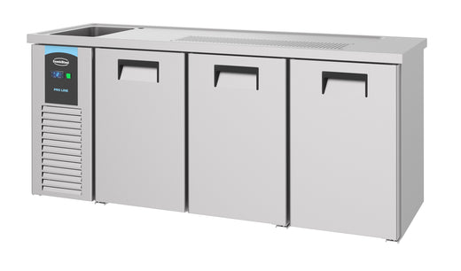 Bierkoeler 3 deuren 1 l - Combisteel 7489.5335