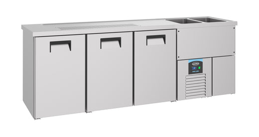 Bierkoeler 3 deuren 2R - Combisteel 7489.5340