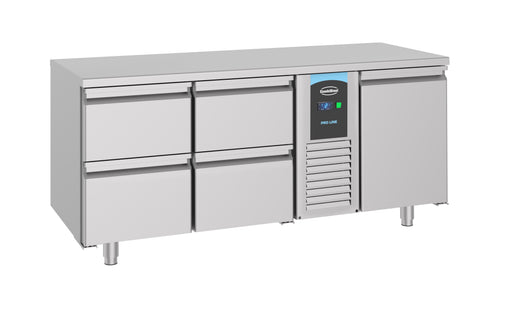 Koelwerkbank 1DRS 4 laden monoblock energy line - 1785x700 mm - Combisteel 7489.5365