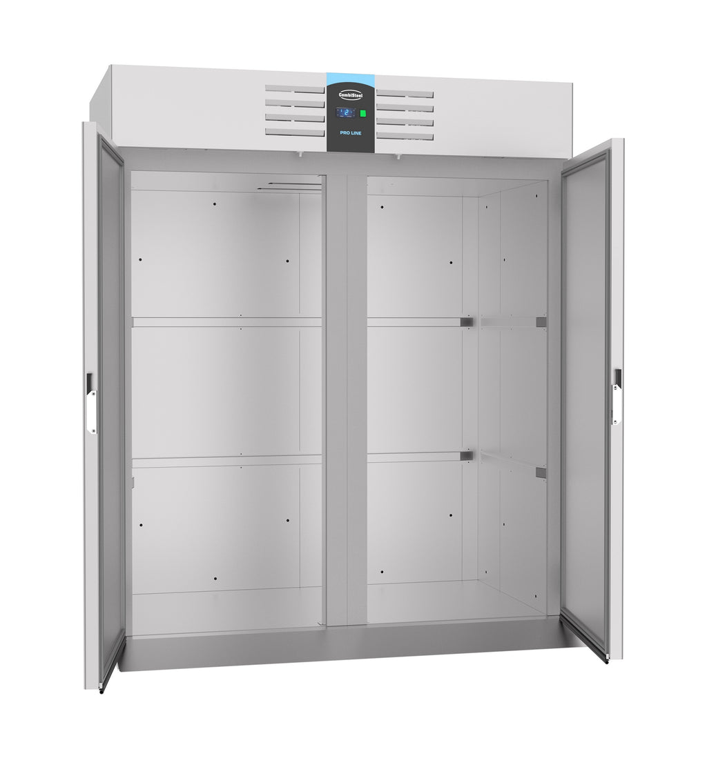 ROLL-IN VRIESKAST RVS MONO BLOCK 1400 LTR - geopend