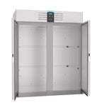 ROLL-IN VRIESKAST RVS MONO BLOCK 1400 LTR - geopend