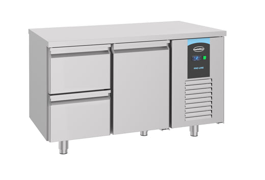 Koelwerkbank 1 deur 2 laden energy line - 1400x700 mm - Combisteel 7489.5515
