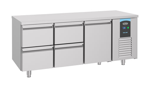 Koelwerkbank 1 deur 4 laden energy line - 1865x700 mm - Combisteel 7489.5530