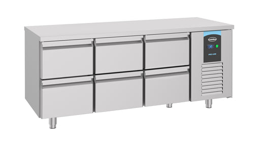 Koelwerkbank 6 laden energy line - 1865x700 mm - Combisteel 7489.5545