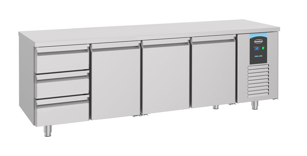 700 KOELWERKBANK 3 DEUREN 3 LADEN ENERGY LINE - 7489.5560