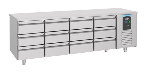 Koelwerkbank 12 laden energy line - 2330x700 mm - Combisteel 7489.5585