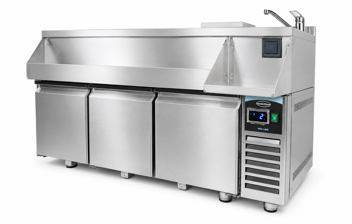 KOELWERKBANK 3 DEUREN MET COCKTAIL BAR STATION - aanvullende productfoto 2