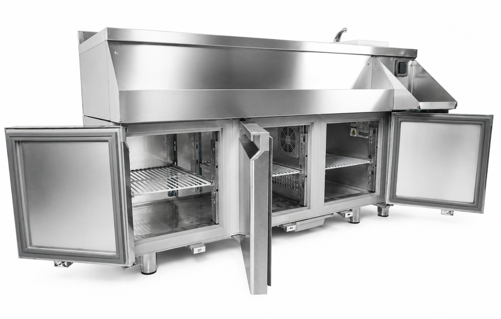 KOELWERKBANK 3 DEUREN MET COCKTAIL BAR STATION - aanvullende productfoto 4