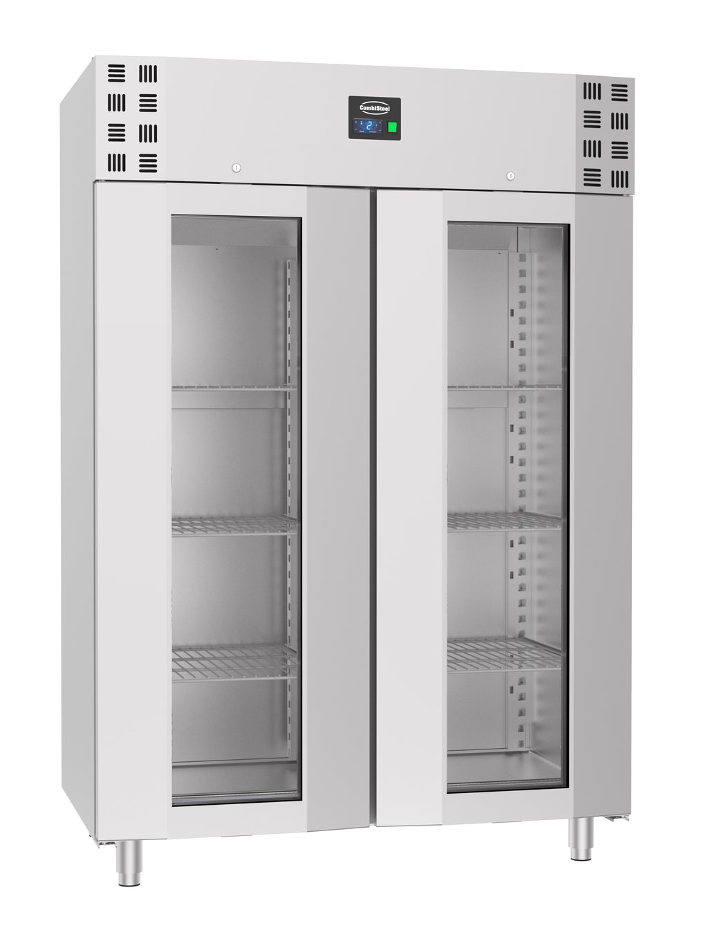 KOELKAST RVS GLASDEUR MONO BLOCK 1400 LTR - 7489.5025