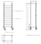 REGAALWAGEN DEMONTABEL 1/1GN - aanvullende productfoto 1