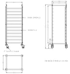 REGAALWAGEN DEMONTABEL 2/1GN - aanvullende productfoto 1