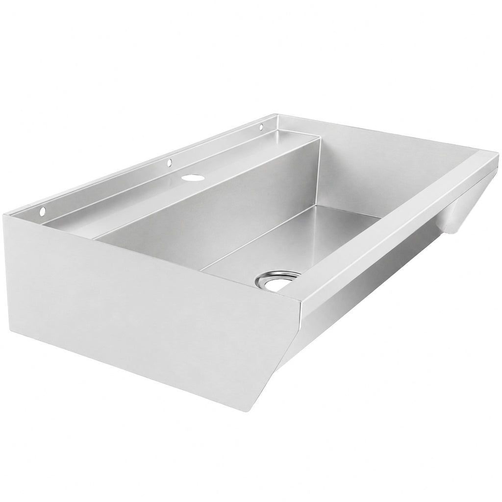 WASBAK RVS 1 KRAAN 600X360X135MM - aanvullende productfoto 1
