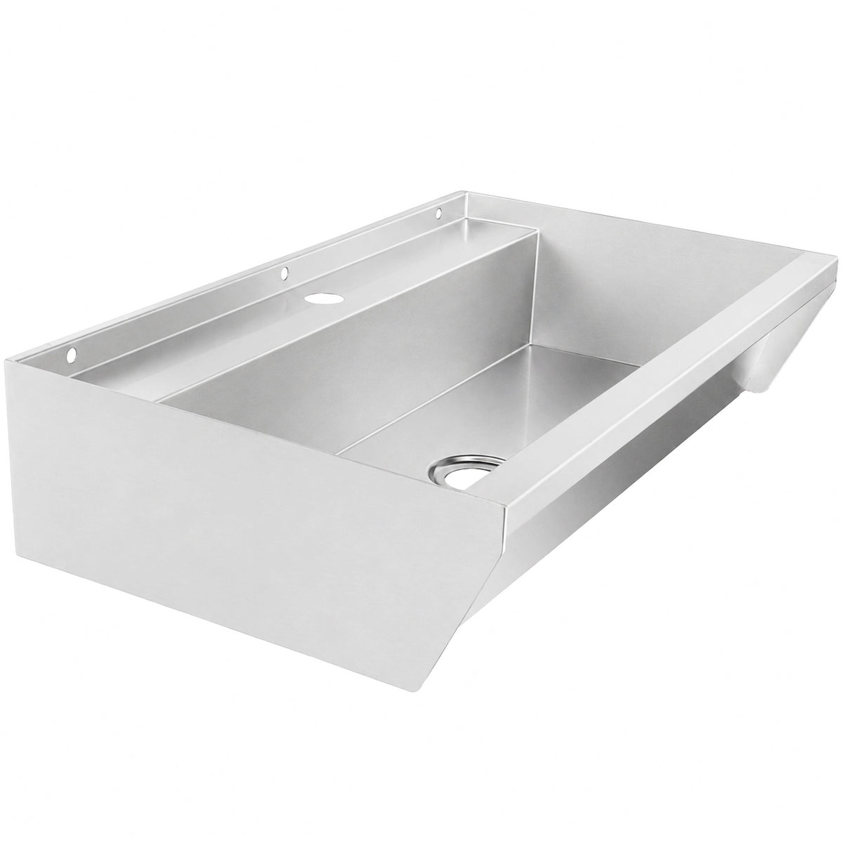 WASBAK RVS 1 KRAAN 600X360X135MM - aanvullende productfoto 1