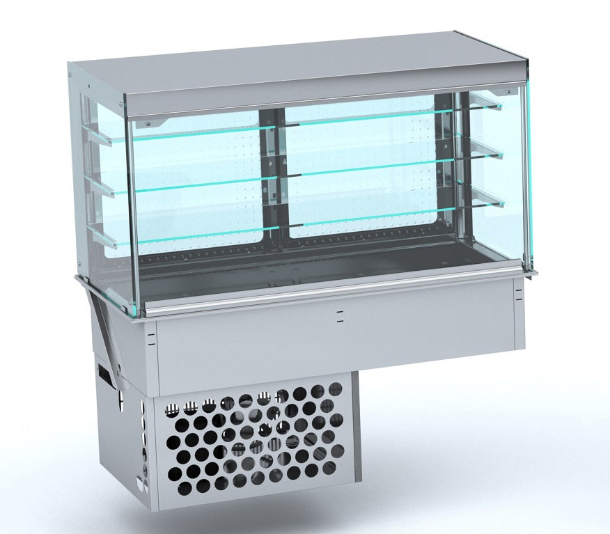 DROP-IN KOELVITRINE RECHT - GESLOTEN 4/1 - 7495.0125