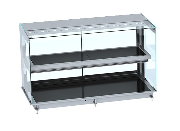 DROP-IN WARMVITRINE KERAMISCH RECHT - ZWART 4/1 - 7495.0335