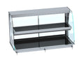 DROP-IN WARMVITRINE KERAMISCH GEBOGEN - ZWART 4/1 - 7495.0395
