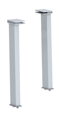 2 STAANDERS TBV GEBOGEN GLAS - 7495.0495