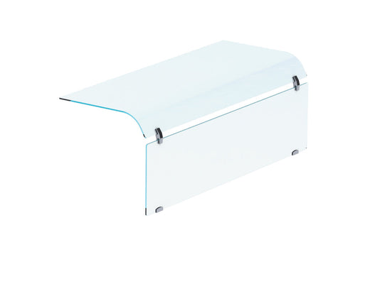 Gesloten gebogen glas aan 1-ZIJDE 3/1 - Combisteel 7495.0545