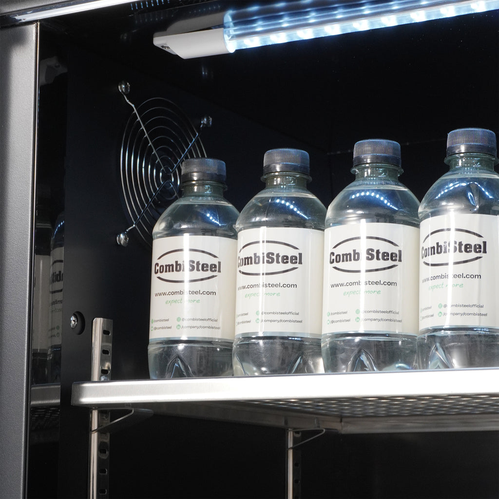 BARKOELER 4 GLASDEUREN ZWART 636L LED - aanvullende productfoto 5