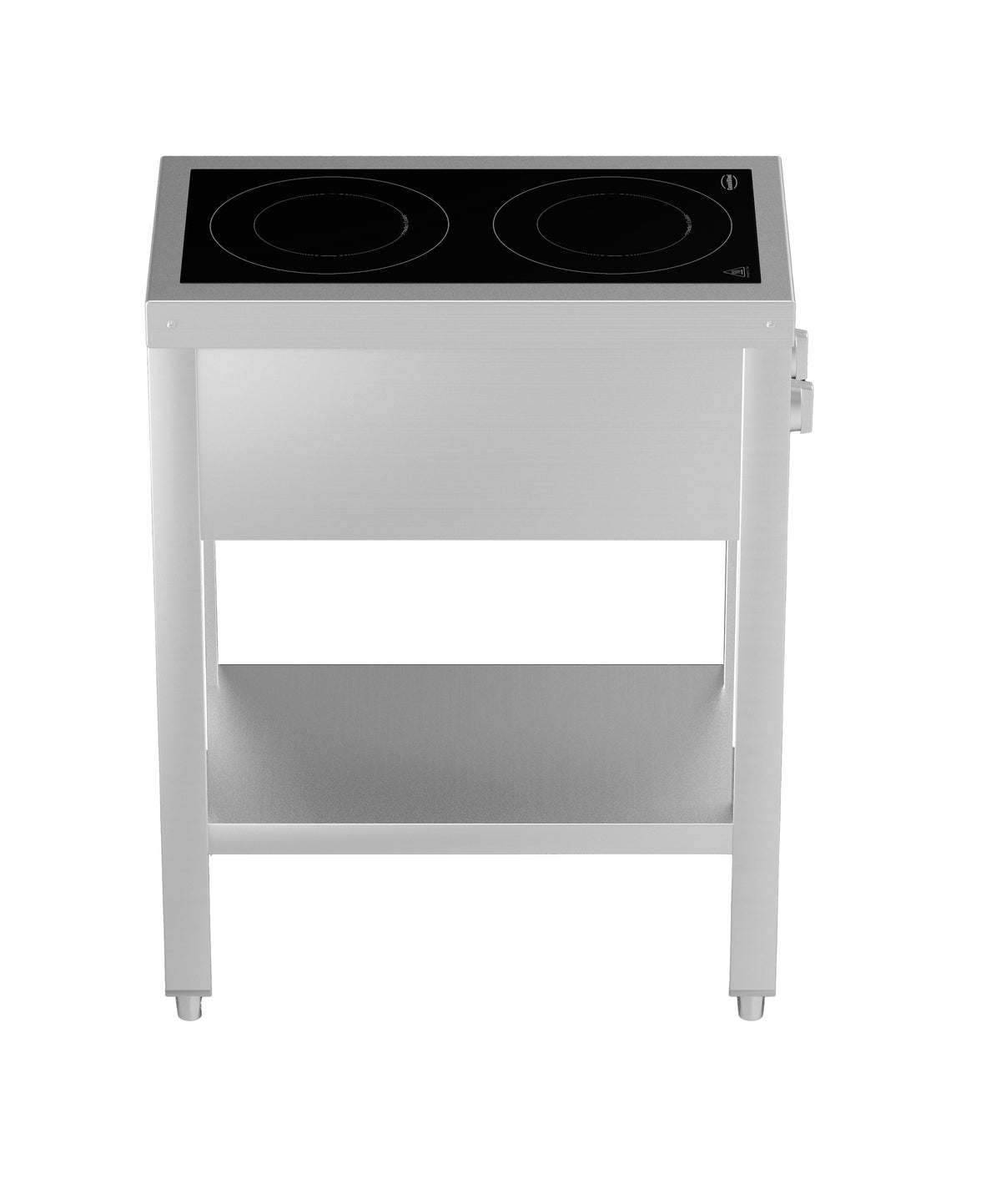 Induction range 2 zones with open stand - Combisteel 7505.0030