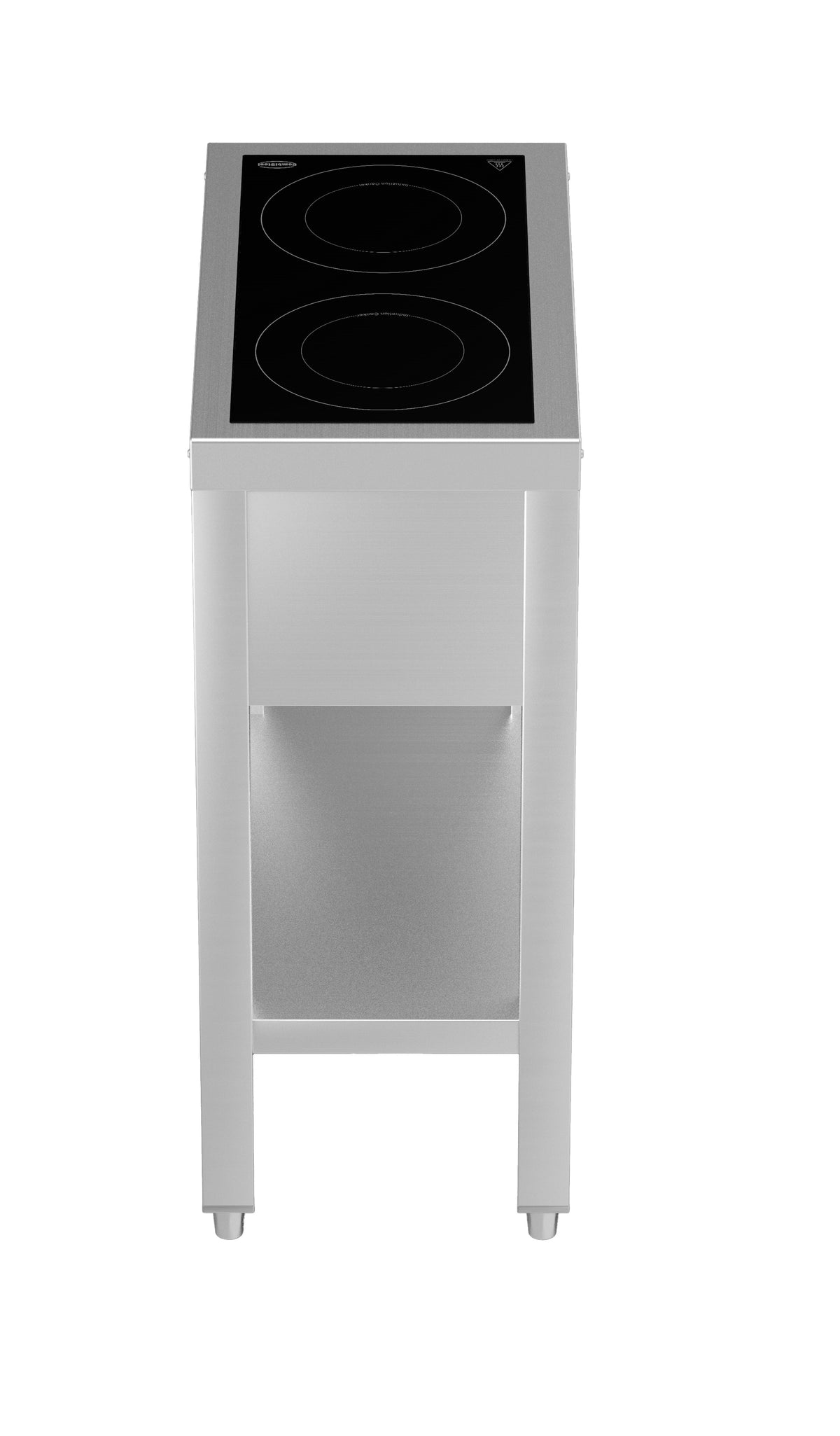 Induction range 2 zones with open stand - Combisteel 7505.0030