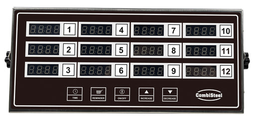 Digitale keukentimer 12 kanalen DKT-12 - Combisteel 7517.0020
