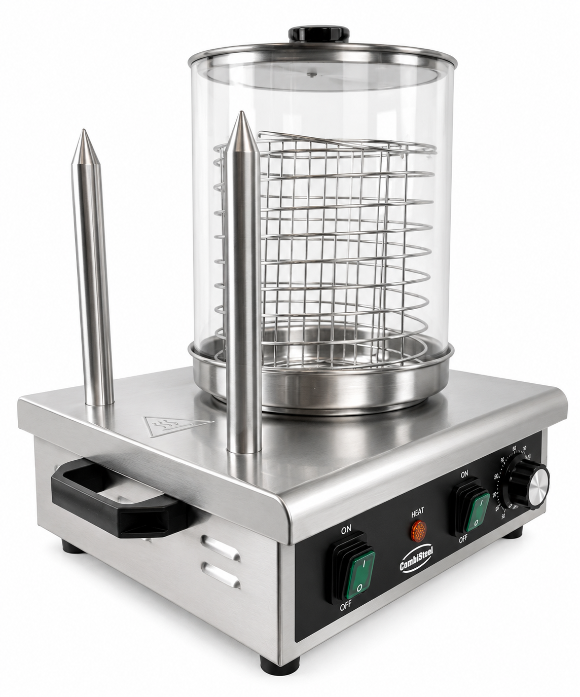 HOT DOG WARMER MET 2 BROOD VERWARMSTAVEN - aanvullende productfoto 1