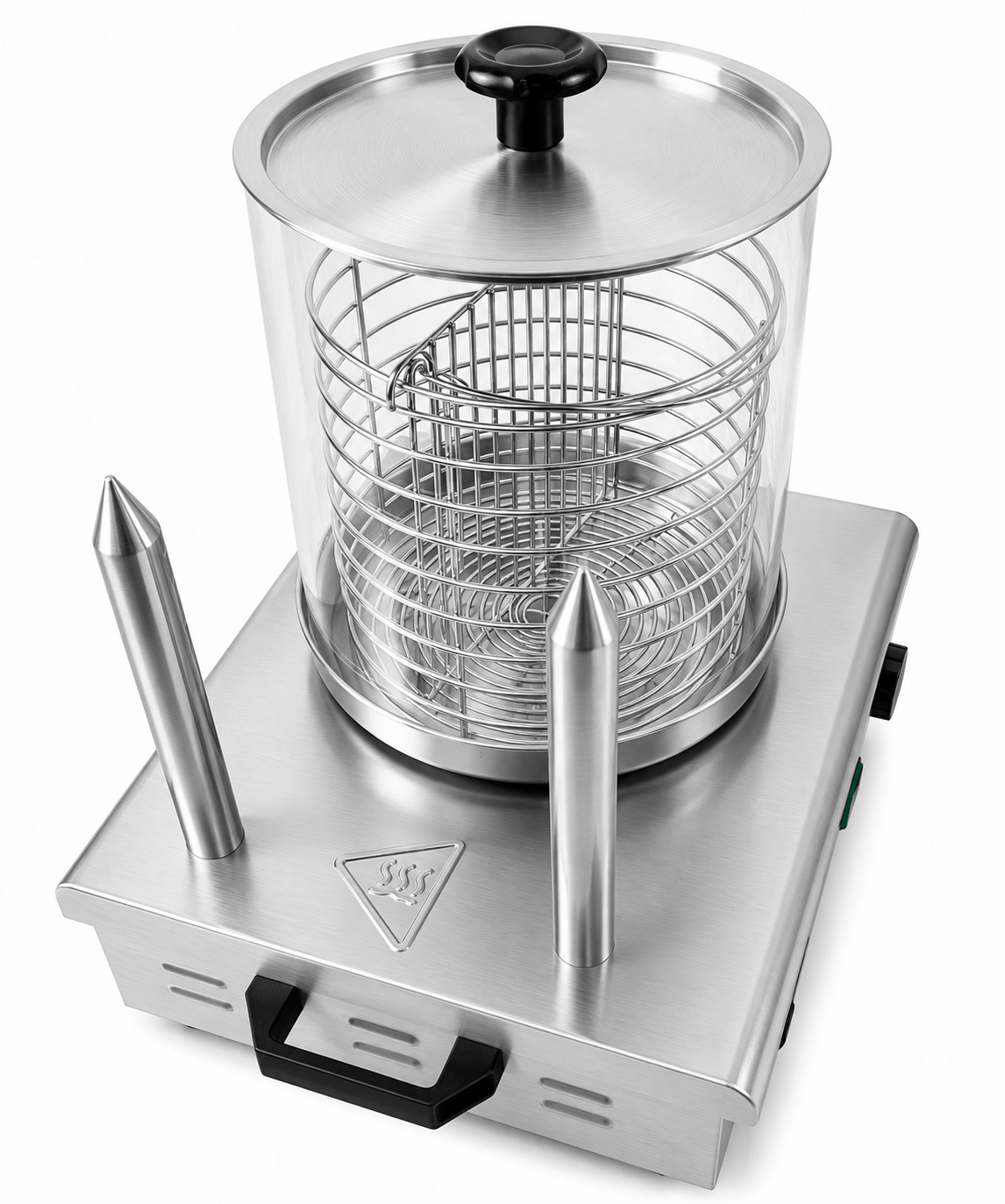 HOT DOG WARMER MET 2 BROOD VERWARMSTAVEN - aanvullende productfoto 2