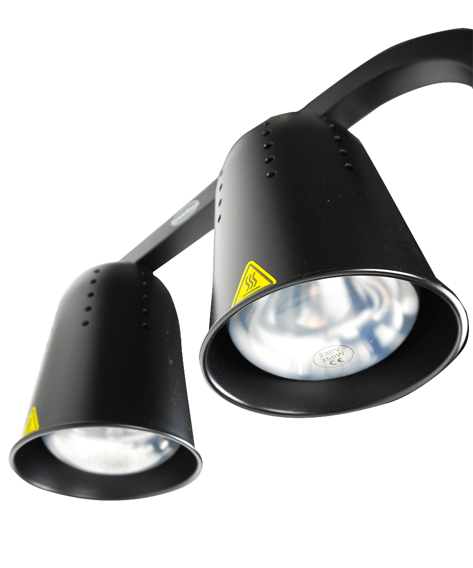 WARMHOUDLAMP ZWART - aanvullende productfoto 5