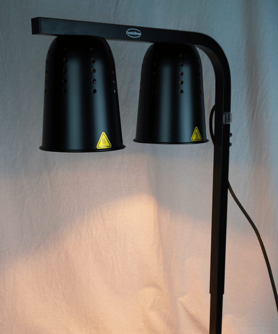 WARMHOUDLAMP ZWART - aanvullende productfoto 11